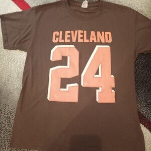 🤠Nick Chubb #24 Cleveland Browns Jersey Tee Size Large